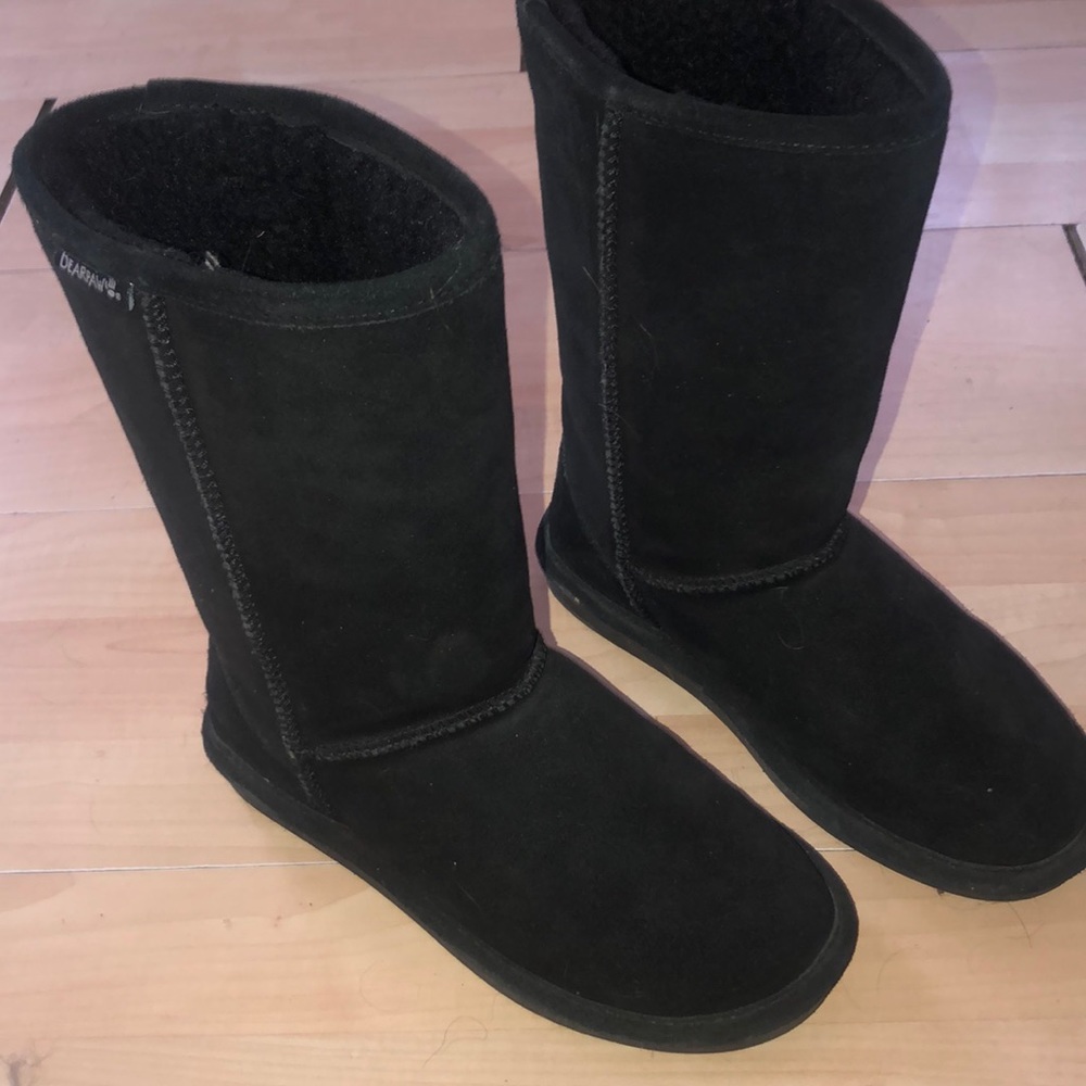 Bearpaw boots black size 6 women’s